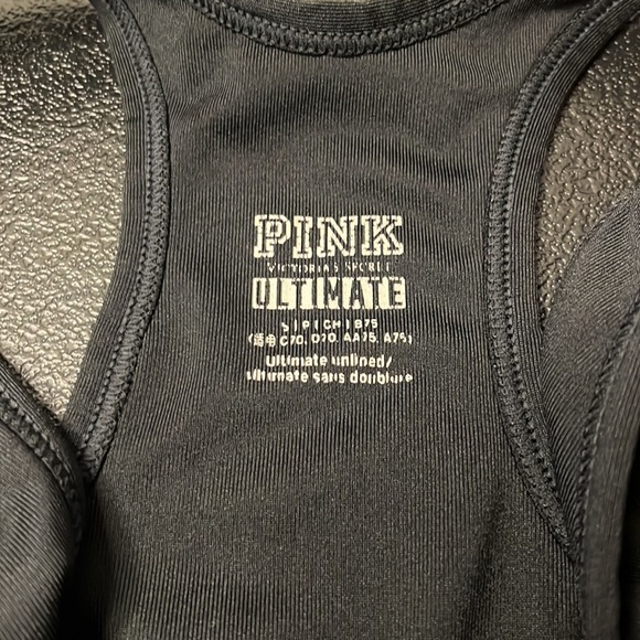 VICTORIA Secret Ultimate Unlined sports bra - blue, floral, xs, VS, PINK - Picture 2 of 3